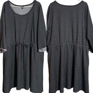 Torrid Dress Plus Size 3 Solid Gray Pull Over